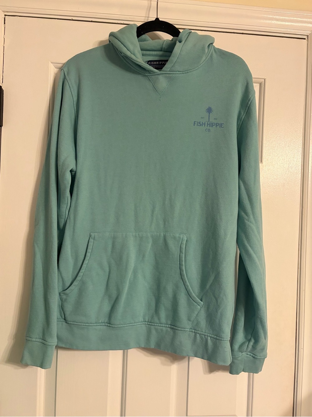 Fish Hippie Men's Mint Pullover Hoodie